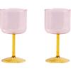Hay - Bicchiere da vino tint - Rosa - Vetro borosilicato