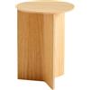 Hay - Tavolino d'appoggio Slit - Legno naturale - Impiallacciatura di rovere - Designer Hay Studio