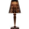 Kartell - Lampada da esterno ricaricabile senza fili Battery - Marrone - PMMA - Designer Ferruccio Laviani