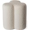POLSPOTTEN - Pouf Pouf forme - Beige - Tessuto a ricciolo