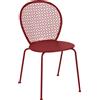 Fermob - Sedia impilabile Lorette - Rosso - Acciaio laccato - Designer Frédéric Sofia
