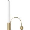 Ferm Living - Portacandela Bougeoirs - Oro - Ottone massiccio