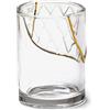 Seletti - Bicchiere Kintsugi - Trasparente - Oro fino - Designer Marcantonio