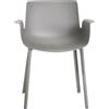 Kartell - Poltrona Piuma - Grigio - Polimero termoplastico rinforzato - Designer Piero Lissoni