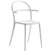 Kartell - Poltrona impilabile Generic - Bianco - Polipropilene - Designer Philippe Starck
