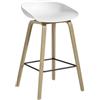 Hay - Sgabello bar About a stool - Bianco - Rovere laccato - Designer Hee Welling