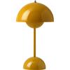 tradition &tradition - Lampada senza fili ricaricabile FlowerPot - Giallo - policarbonato - Designer Verner Panton