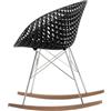 Kartell - Rocking chair Smatrik - Nero - Legno - Designer Tokujin Yoshioka