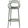 Kartell - Sedia da bar Masters - Verde - Tecnopolimero termoplastico riciclato - Designer Philippe STARCK with Eugeni QUITLLET