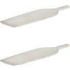 Serax - 46 x 13 cm - Set di 2 La Mère - Bianco - Gres - Designer Marie Michielssen