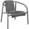Houe - Poltrona bassa Nami - Grigio - Plastica riciclata - Designer Hans Thyge & Co