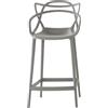 Kartell - Sedia da bar Masters - Grigio - Tecnopolimero termoplastico riciclato - Designer Philippe STARCK with Eugeni QUITLLET