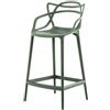 Kartell - Sedia da bar Masters - Verde - Tecnopolimero termoplastico riciclato - Designer Philippe STARCK with Eugeni QUITLLET