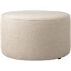 Ethnicraft - Pouf Barrow - Beige - Schiuma ad alta densità - Designer Jacques Deneef