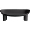 Driade - Divano da giardino a 2 posti Roly Poly - Nero - Polietilene - Designer Faye Toogood