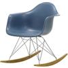 Vitra - Rocking chair Eames Plastic - Blu - Acero massiccio - Designer Charles & Ray Eames
