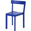 KANN DESIGN - Sedia impilabile Galta - Blu - Massello di quercia colorato - Designer Cluzel / Pluchon