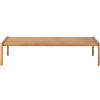 Ethnicraft - Tavolino Jack outdoor - Legno naturale - Teak massello - Designer Jacques Deneef