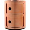 Kartell - Portaoggetti Componibili - Rame - ABS - Designer Anna Castelli Ferrieri