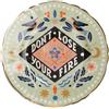 Bitossi Home - Piatto per dolcetti Love Party - Multicolore - Porcellana - Designer Carmi Grau
