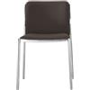 Kartell - Sedia impilabile Audrey - Marrone - Tessuto - Designer Piero Lissoni