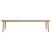 Normann Copenhagen - Tavolo rettangolare Slice - Legno naturale - Rovere - Designer Hans Hornemann