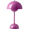 tradition &tradition - Lampada senza fili ricaricabile FlowerPot - Rosa - policarbonato - Designer Verner Panton