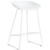 Hay - Sgabello bar About a stool - Bianco - Polipropilene riciclato - Designer Hee Welling