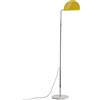 DCW éditions - Lampada a stelo Mezzaluna - Giallo - Marmo - Designer Bruno Gecchelin