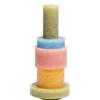 STAN EDITIONS - Candela Candl Stack - Multicolore - Paraffina - Designer Stan Verstraete