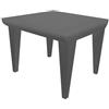 Kartell - Tavolino Bubble Club - Grigio - Polietilene - Designer Philippe Starck
