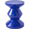 POLSPOTTEN - Sgabello Zig Zag - Blu - Poliestere laccato