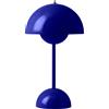 tradition &tradition - Lampada senza fili ricaricabile FlowerPot - Blu - policarbonato - Designer Verner Panton