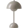 tradition &tradition - Lampada senza fili ricaricabile FlowerPot - Beige - policarbonato - Designer Verner Panton