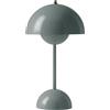 tradition &tradition - Lampada senza fili ricaricabile FlowerPot - Blu - policarbonato - Designer Verner Panton