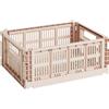 Hay - Cestino Colour Crate - Beige - Polipropilene riciclato - Designer Hay Studio