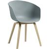 Hay - Poltrona About a chair - Blu - Polipropilene riciclato - Designer Hee Welling