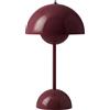 tradition &tradition - Lampada senza fili ricaricabile FlowerPot - Viola - policarbonato - Designer Verner Panton