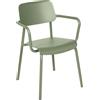 Fermob - Poltrona impilabile Studie - Verde - Alluminio - Designer Tristan Lohner