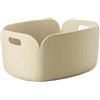 Muuto - Cestino Restore - Beige - Feltro riciclato - Designer Mika Tolvanen