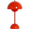 tradition &tradition - Lampada senza fili ricaricabile 25 ans MID - Rosso - policarbonato - Designer Verner Panton