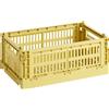 Hay - Cestino Colour Crate - Giallo - Polipropilene riciclato - Designer Hay Studio