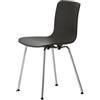 Vitra - Sedia HAL - Nero - Polipropilene riciclato - Designer Jasper Morrison