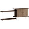 MOEBE - Scaffale Shelving System - Marrone - MDF impiallacciato rovere