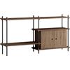 MOEBE - Scaffale Shelving System - Marrone - MDF impiallacciato rovere