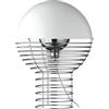 Verpan - Lampada da tavolo Wire - Bianco - Acciaio cromato - Designer Verner Panton