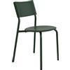 TIPTOE - Sedia impilabile Midi - Verde - Polipropilene riciclato - Designer Gregory Cibert