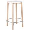 Alessi - Sgabello bar Poêle Collection - Bianco - Faggio - Designer Philippe Starck
