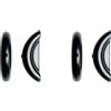 AIRBORNE - Set di 4 cuscinetti di protezione AA per Poltrona AA - Nero - PVC - Designer Antonio Bonet