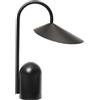 Ferm Living - Lampada senza fili ricaricabile Arum - Nero - Ferro